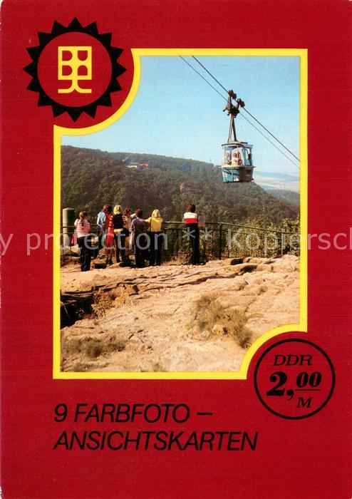 Seilbahn Cable-Car Telepherique 9 Farbfoto Ansichtskarte