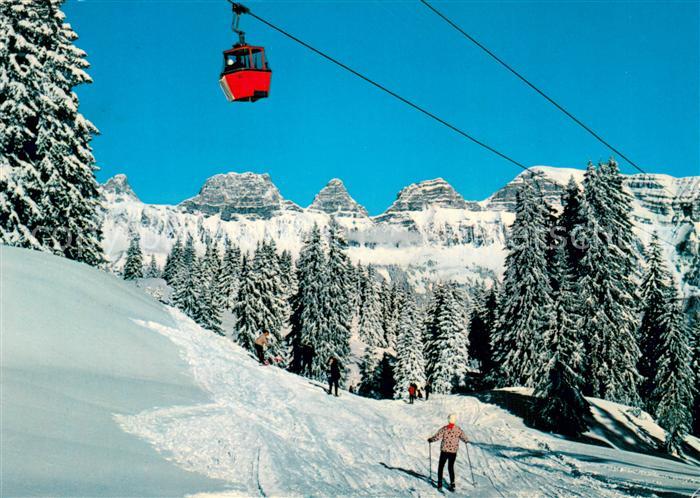 Seilbahn Cable-Car Telepherique Flumserberge Tonnenbodenalp Maschgachamm