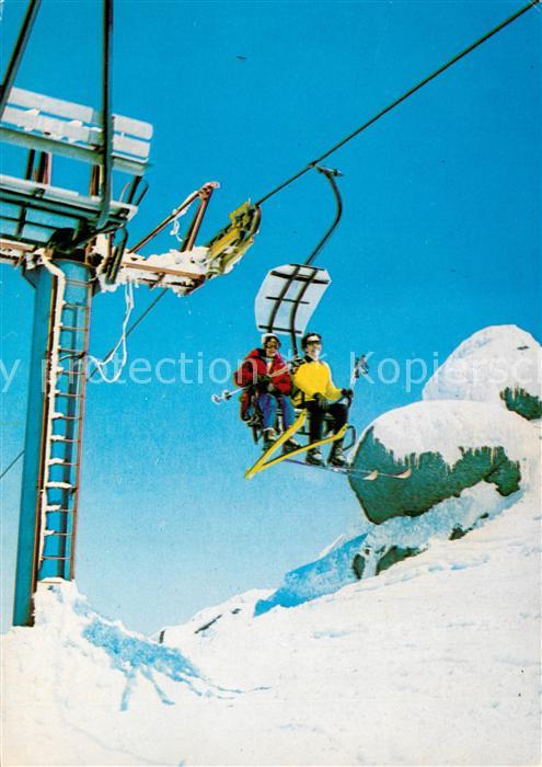Sessellift Chairlift Telesiege Vitocha Bulgaria die Seilbahn Romanski