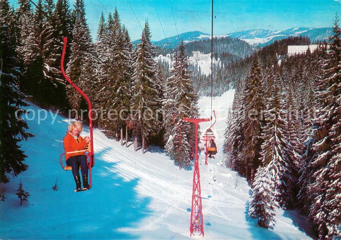 Sessellift Chairlift Telesiege Villegiature Pamporova Kurort Pamporowa