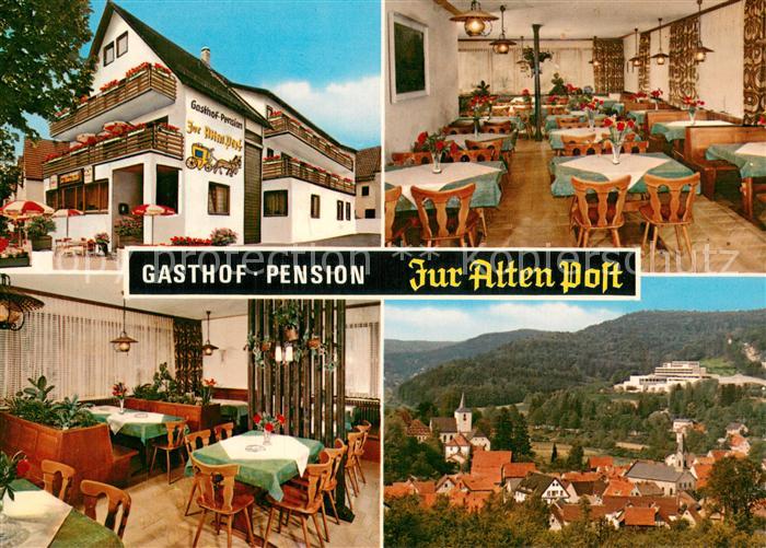 Unterleinleiter Gasthof Pension Zur Alten Post Gastraeume Panorama