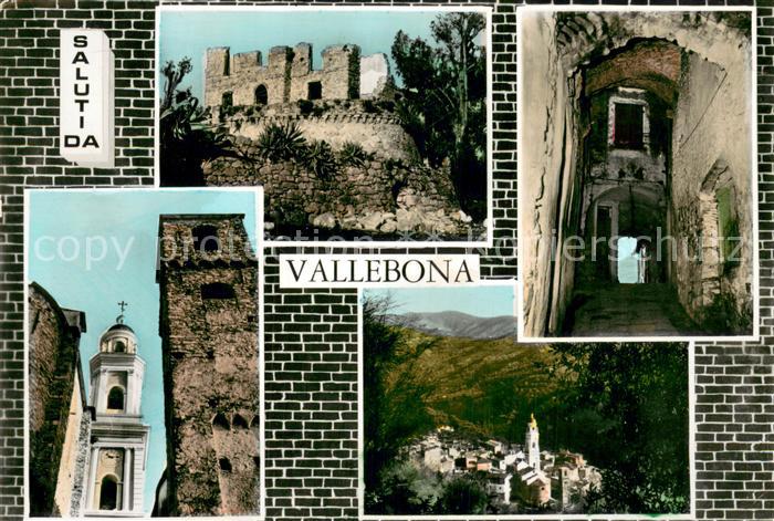 Vallebona Ruine Kirche Panorama