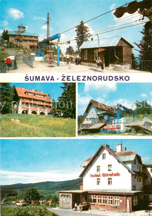 Zeleznorudsko Stanice sedackove lanovky Pancir Stanice lanovky na Spicaku Hotel