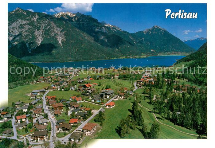 Pertisau Achensee Fliegeraufnahme