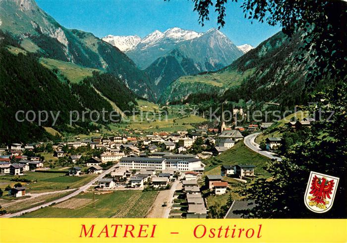 Matrei Osttirol Fliegeraufnahme mit Felbertauernstrasse