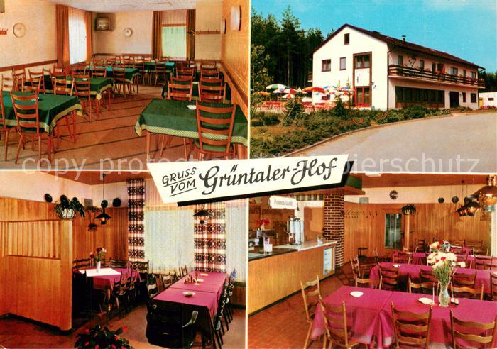Gruntal Gaststaette Gruentaler Hof Gastraeume