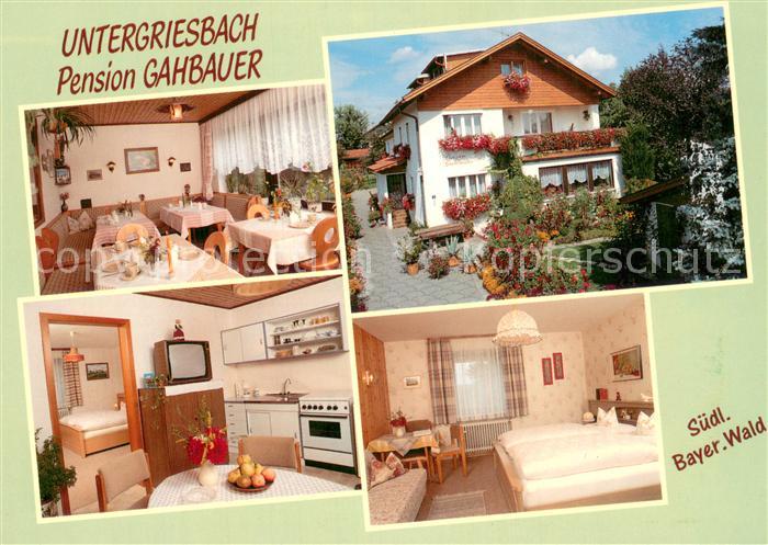 Untergriesbach Niederbayern Pension Gahbauer Gastraeume Zimmer