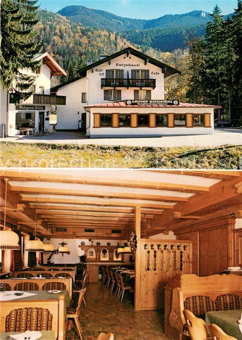 Kreuth Tegernsee Gasthof Cafe Batznhaeusl Gaststube