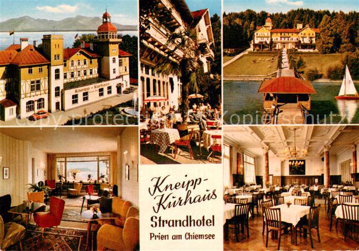 Prien Chiemsee Kneipp Kurhaus Strandhotel Gastraeume