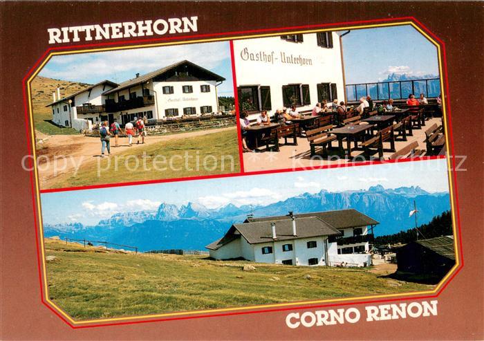 Ritten Renon Gasthof Unterhorn Terrasse Jausenstation