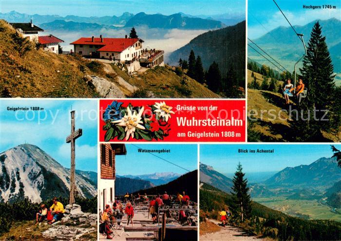 Schleching Wuhrsteinalm am Geigelstein Hochgern Watzmanngebiet Achental