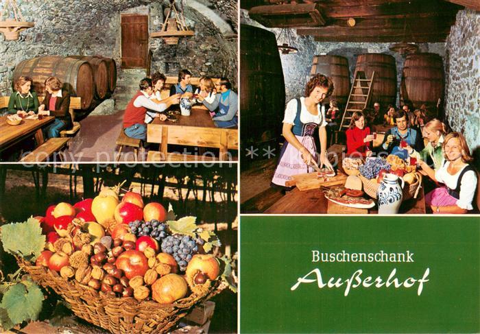Lana Meran Buschenschank Ausserhof Gaststube Weinkeller