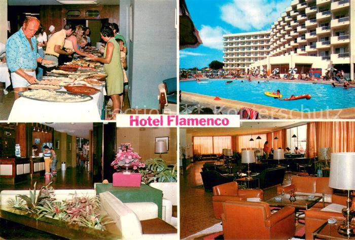 Cala Millor Mallorca Hotel Flamenco Buffet Pool Rezeption Gastraum