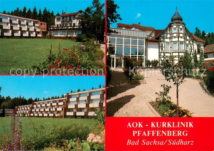 Bad Sachsa Harz AOK Kurklinik Pfaffenberg Details
