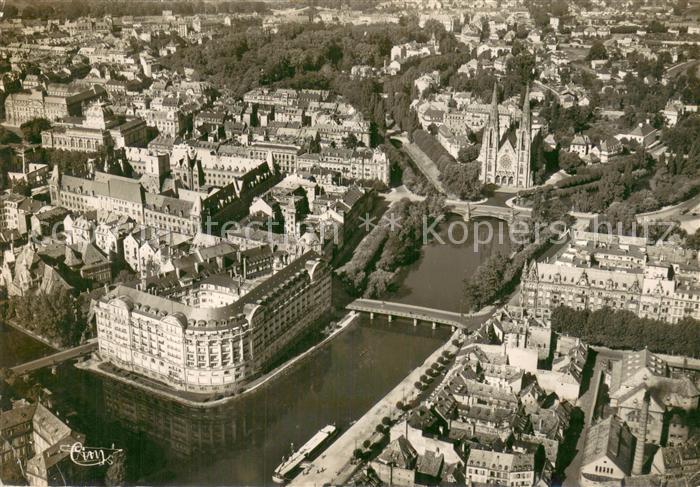 Strasbourg Alsace L Esca Eglise Saint Paul vue aérienne