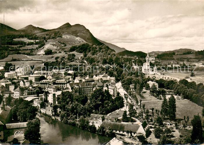Lourdes Hautes Pyrenees Vue panoramique du Chateau