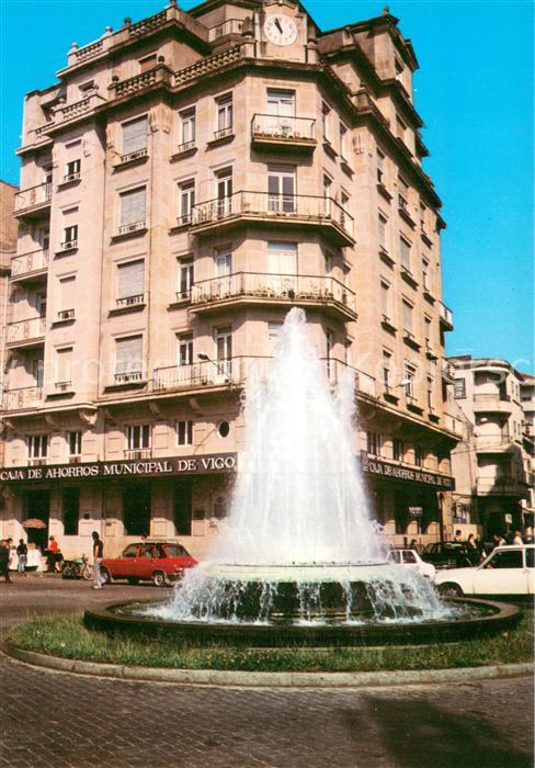 Villagarcia de Arosa Pontevedra Galicia ES Plaza Calvo Sotelo Fuente luminosa