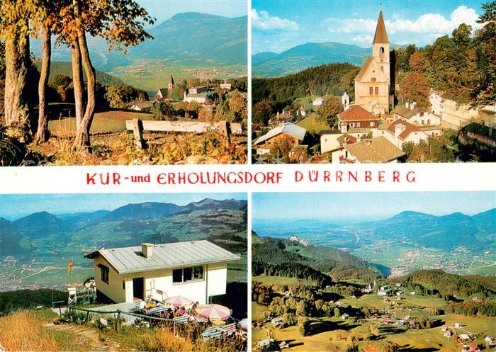 Duerrnberg Hallein AT Ortsansicht mit Kirche Panorama Blick g