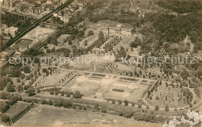 New York City Botanical Garden Air view