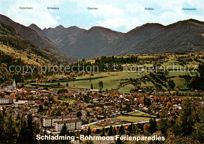 Rohrmoos Schladming Panorama mit Niederen Tauern