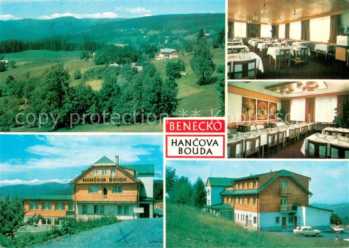 Benecko Semily CZ Panorama Hancova bouda Gastraeume
