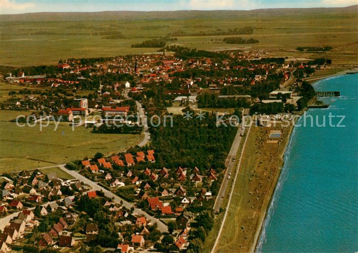 Toenning Nordseebad Fliegeraufnahme