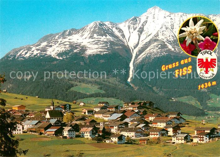Fiss Tirol AT mit Kaunergrat