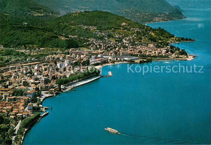 Luino Lago Maggiore Fliegeraufnahme