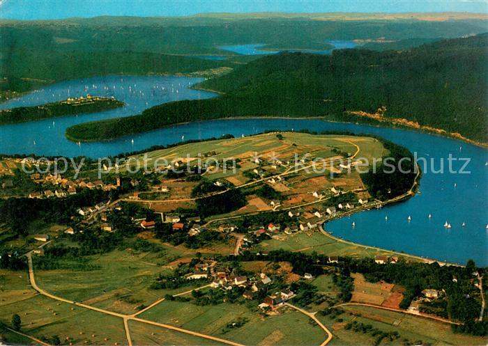 Rurberg Simmerath Eifel NRW an der Rurtalsperre Fliegeraufnahme