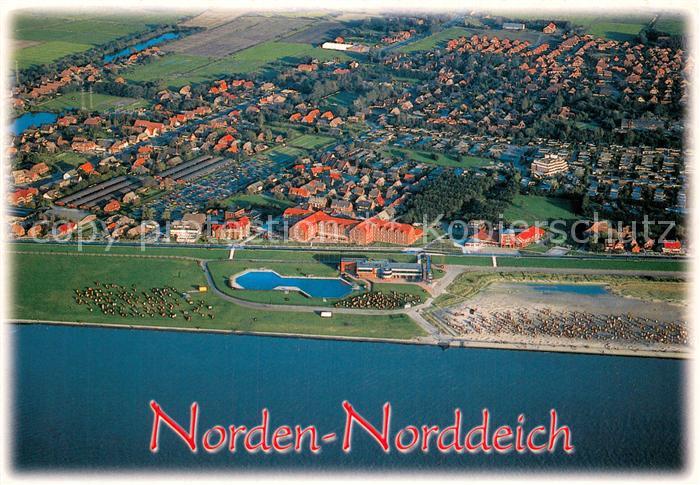 Norden Norddeich Nordseebad Fliegeraufnahme