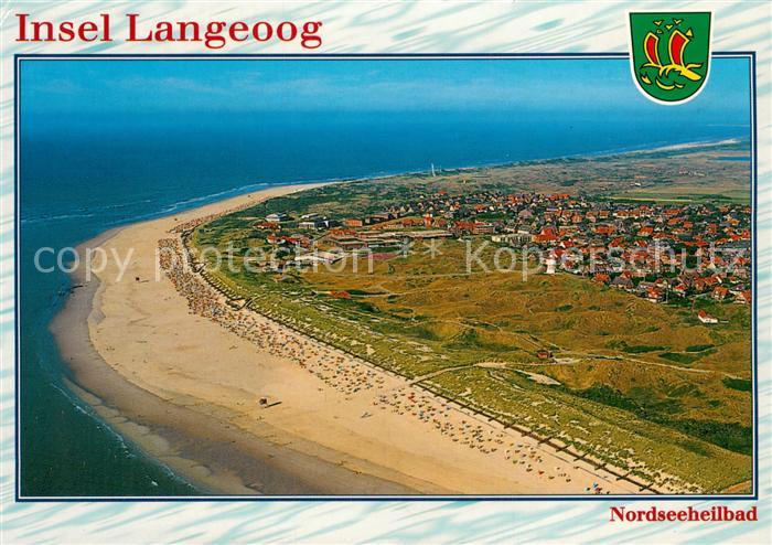 Langeoog Nordseebad Fliegeraufnahme