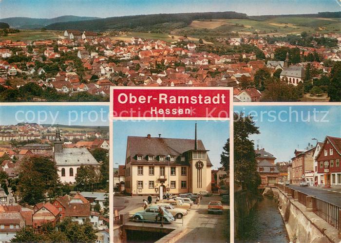 Ober-Ramstadt Oberramstadt Muehltal DARMSTADT Fliegeraufnahme Panorama Rathaus K