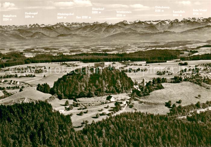 Waldburg Wuerttemberg Fliegeraufnahme