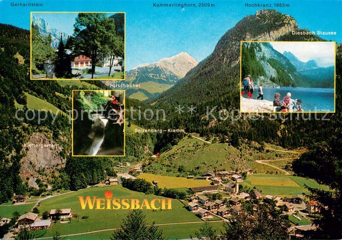 Weissbach Lofer Fliegeraufnahme Hirschbuehel Diesbach Stausee Seisenberg Klamm