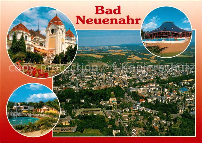 Bad Neuenahr-Ahrweiler Fliegeraufnahme Kirche Schwimmbad