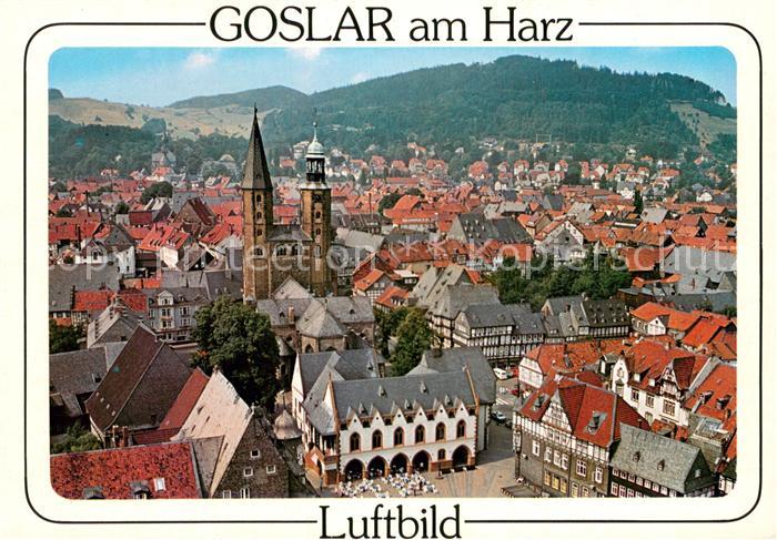 GOSLAR Harz Niedersachsen Fliegeraufnahme