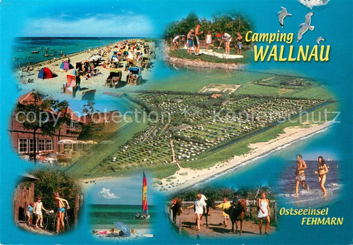 Fehmarn Camping Wallnau Strand Minigolf Fliegeraufnahme Reiten Baden