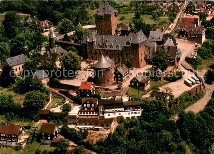 Burg Wupper Schloss Burg Fliegeraufnahme