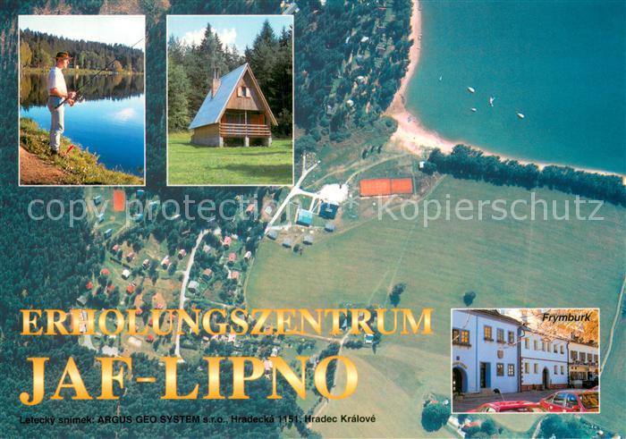 Lipno CZ Erholungszentrum Jaf Lipno am Lipno Stausee im Boehmerwald Fischer Wass