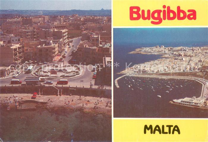 Bugibba Malta Stadtansicht Fliegeraufnahme