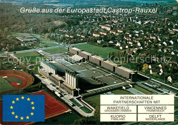 Castrop-Rauxel Forum Europaplatz Rathaus und Stadthalle Tagungszentrum am Emsche