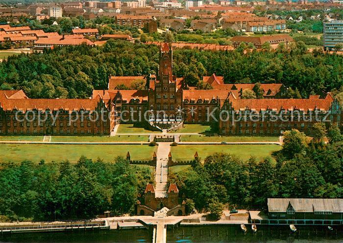 Flensburg DE Marineschule Muerwik Fliegeraufnahme