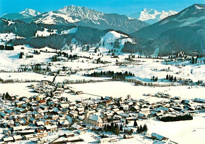 Wertach Fliegeraufnahme mit Sorgschrofen Geishorn und Rauhorn