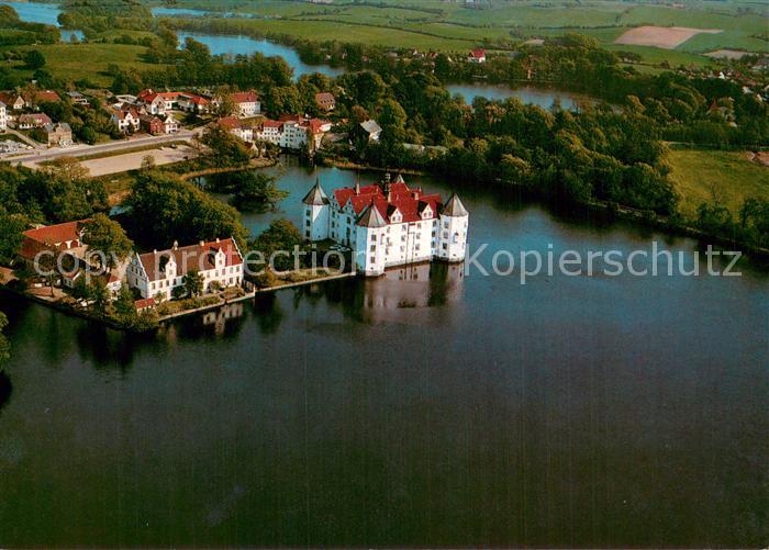 Gluecksburg Ostseebad Wasserschloss Gluecksburg Fliegeraufnahme