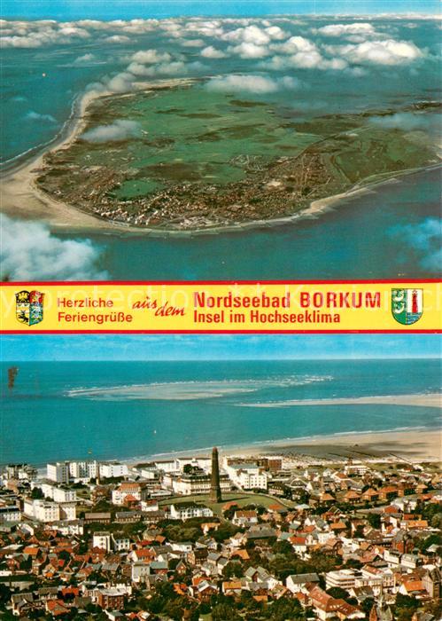 Borkum Nordseeheilbad Fliegeraufnahmen