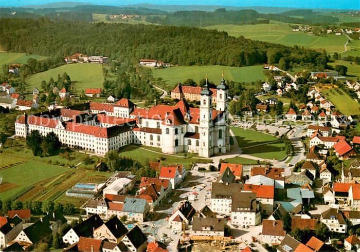 Ottobeuren Abtei mit Basilika Fliegeraufnahme
