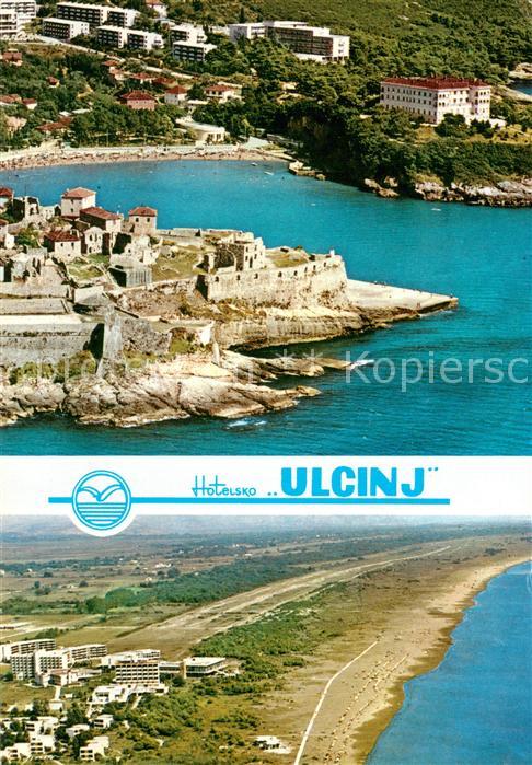 Ulcinj Montenegro Fliegeraufnahmen