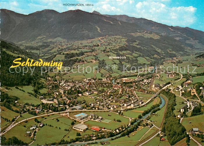 Schladming Obersteiermark Fliegeraufnahme mit Hochwurzen und Rohr