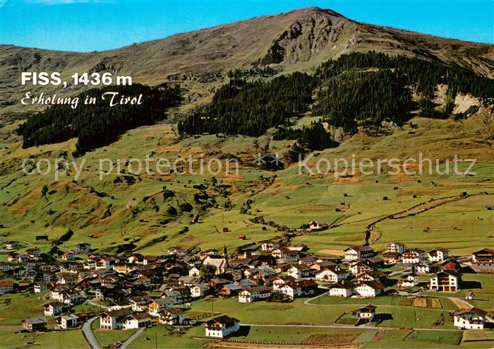 Fiss Tirol AT Fliegeraufnahme mit Schoenjoechl