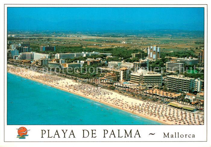 Playa de Palma Mallorca Fliegeraufnahme